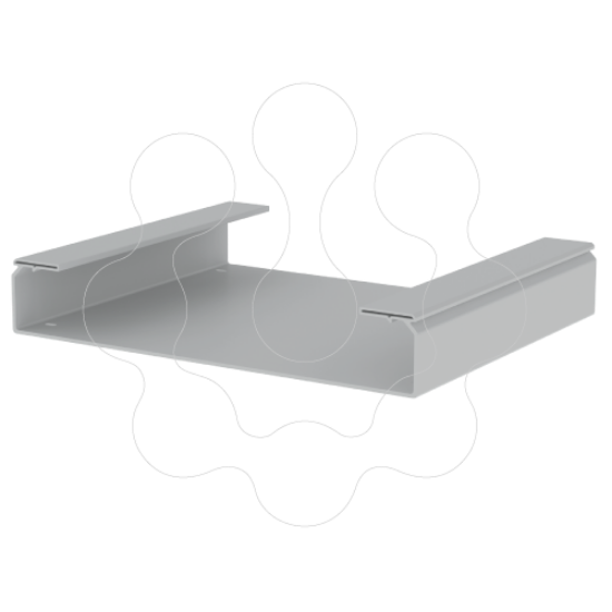 Imagem de 66 Caminho de cabos liso cinzento 100x600 U48X