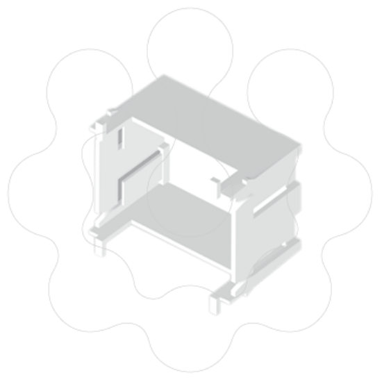 Imagem de 93 Caixa 2 módulos 80 U42X