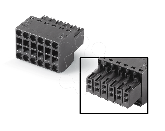 Imagem de Conector, fêmea, 12 pinos