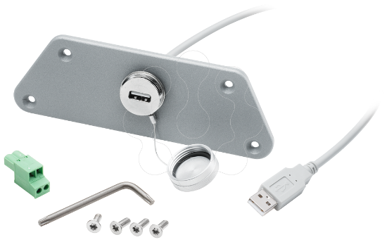 Imagem de Conjunto de interface USB de 1 porta RAL9023