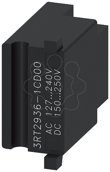 Imagem de limitador de sobretensão, elemento RC, CA 127-240 V, 50/60 Hz, CC 150-250 V