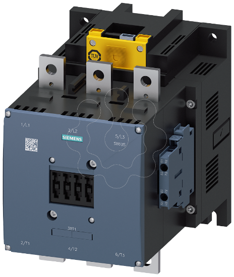 Imagem de Contactor, AC-1, 690 A/690V, 3 polos, AC/DC 96-127V, 2NA+2NF