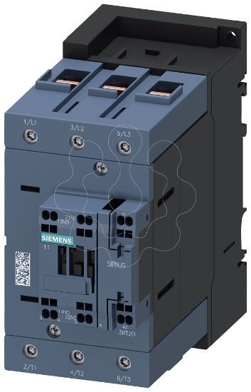 Imagem de Contactor, AC-3e, 95A/45kW/400V, 3 polos, AC/DC83-155V, 1NA+1NF