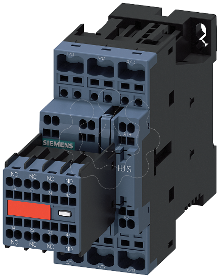 Imagem de Contactor, AC-3e, 9 A/4 kW/400V, 3 polos, DC24V, 2NA+2NF