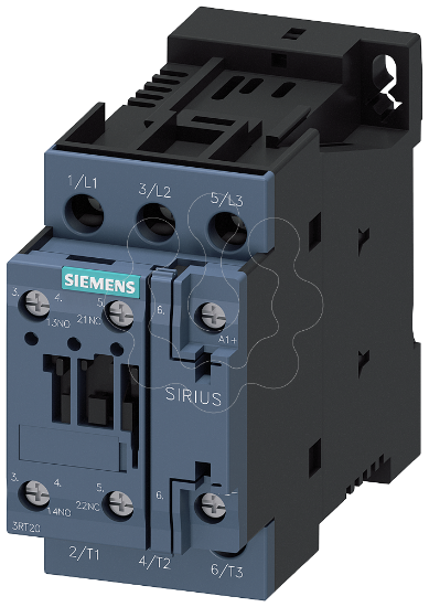 Imagem de Contactor, AC-3e, 17A/7,5kW/400V, 3 polos, DC24V, 1NA+1NF