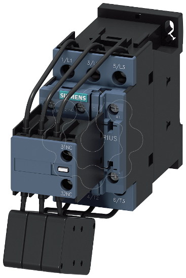 Imagem de Contator, CA-6B, 25kVAr/400V, 1NA+2NF, CA 24V, 50/60Hz, de 3 polos