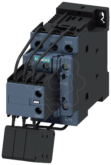 Imagem de Contator, CA-6B, 25kVAr/400V, 1NA+2NF, CA/CC 95 -130V CA/CC, de 3 polos