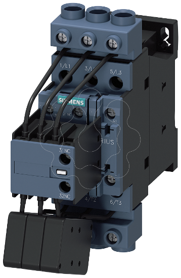 Imagem de Contator, CA-6B, 33kVAr/400V, 1NA+2NF, CA 24V, 50/60Hz, de 3 polos