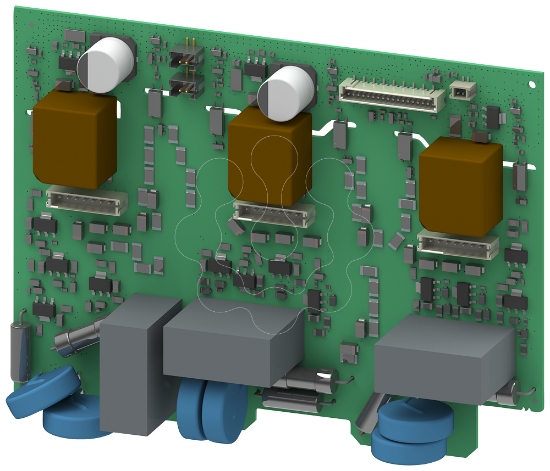 Imagem de Placa de circuito impresso 480 V para 3RW52, Tamanho 2 e 3