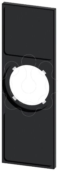 Imagem de Suportes de placa para interruptor mestre, preto,  27x27mm