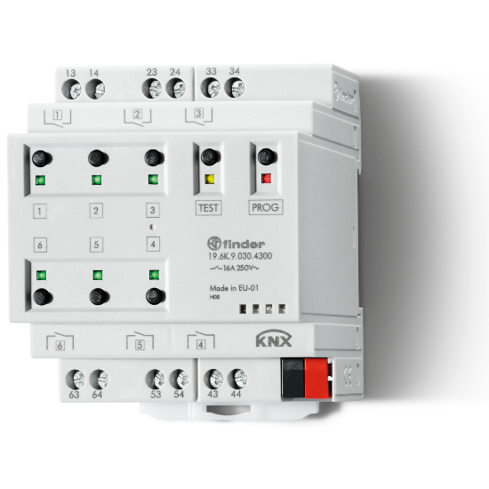 Imagem de ATUADOR SWITCHING KNX 6 SAIDAS 16A