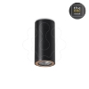 Imagem de Plafon Pipe Single GU10 8 Preto 302lm