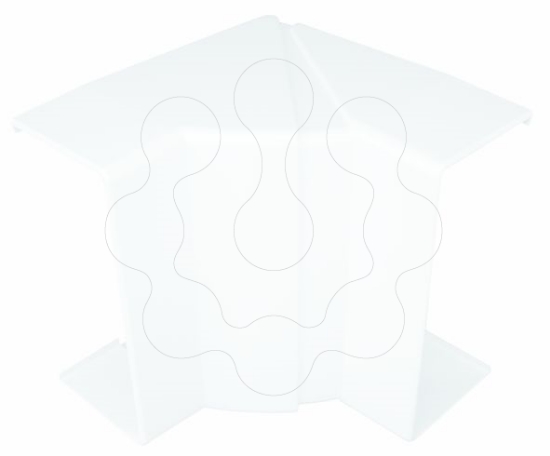 Imagem de ANG INT VAR P/CALHA 180X50 L/HALOGENEO BRANCO