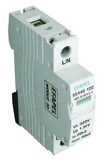 Imagem de DESCARREGADOR SOBRETENSAO 1P 230 320V 40KA