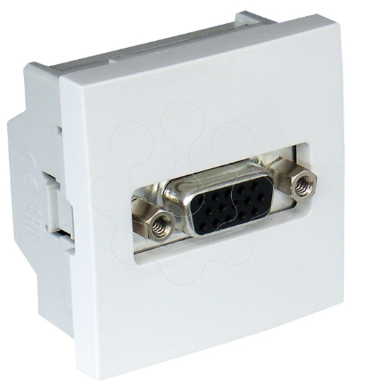 Imagem de TOMADA VGA - 2 MOD BRANCA