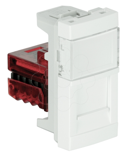 Imagem de MODULO C/CONETOR RJ45 CAT. 6 UTP - 1 MOD BR