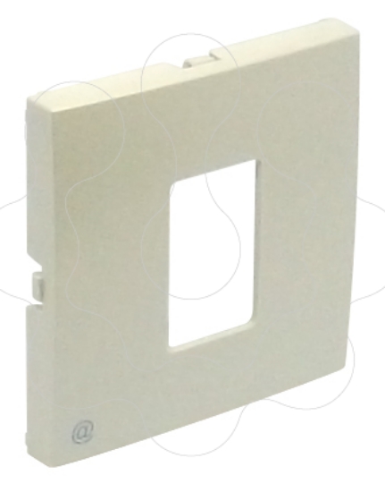 Imagem de CENTRO PARA TOMADA RJ45 MARFIM