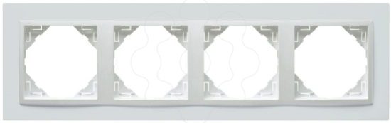 Imagem de ESPELHO QUADRUPLO BRANCO/BRANCO