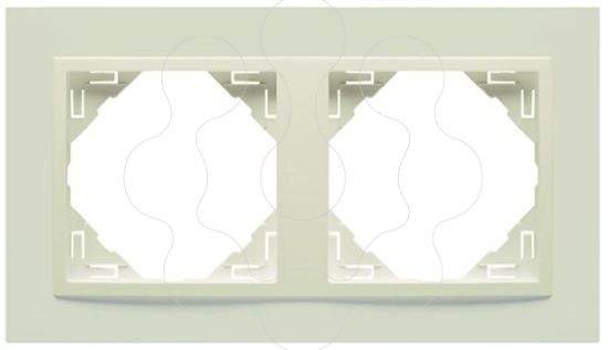 Imagem de ESPELHO DUPLO MARFIM/MARFIM