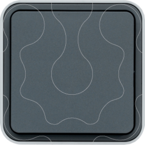 Imagem de cubyko s - Botão simples, cinzento