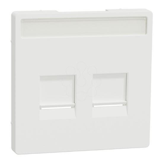 Imagem de D-Life - Centro duplo RJ45 keystone - Branco Mate