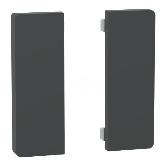 Imagem de Push button, KNX, Merten System Design, 2gang, rockers, Anthracite