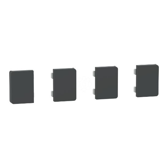 Imagem de Push button, KNX, Merten System Design, 4gang, rockers, Anthracite