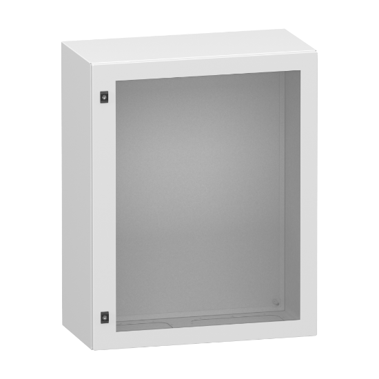 Imagem de Spacial CRN porta transp. Sem platina  montagem. H1xW8xD4 IP66 IK8 RAL7035