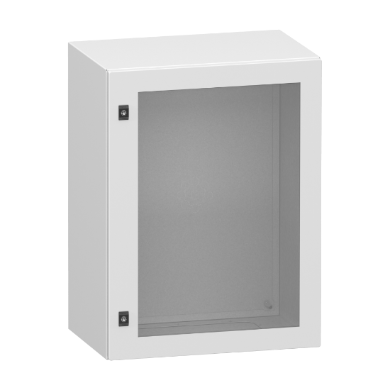 Imagem de Spacial CRN porta transp. sem platina  montagem H8xW6xD4 IP66 IK8 RAL7035.