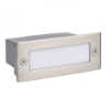 Imagem de Encastravel de parede IP54 Stair LED 1.3 Branco quente - 3000K ON-OFF Aco inoxidavel