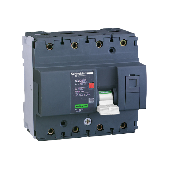 Imagem de interruptor NG125NA, 4P, 125A