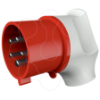 Imagem de Ficha angular 3266 - 32A 400V IP44