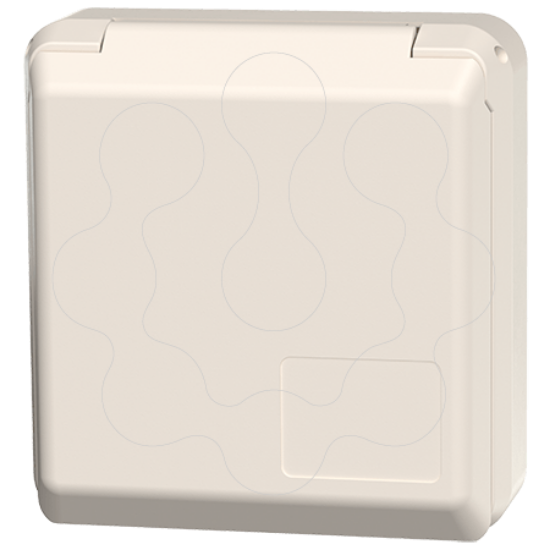 Imagem de Tomada de painel Cepex Branco perola - 32A 400V PI44
