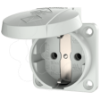 Imagem de Tomada de painel Schuko 16A 230V IP54
