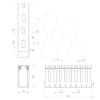 Imagem de 88 Calha cinzento 42x20 U43X