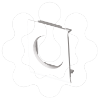 Imagem de 51 Adapt. modular de guia branco 80 U24X