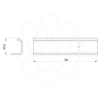 Imagem de 66 Separador reforcado cinzento 60 U48X