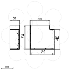 Imagem de 73 Angulo plano branco 30x40 U24X