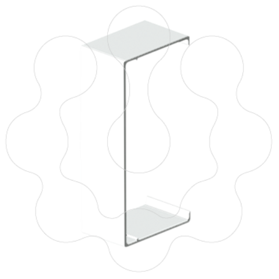 Imagem de 73 Tapa-juntas branco 60x150 U42X