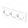 Imagem de 73 Placa 3 mec. universais branco U24X