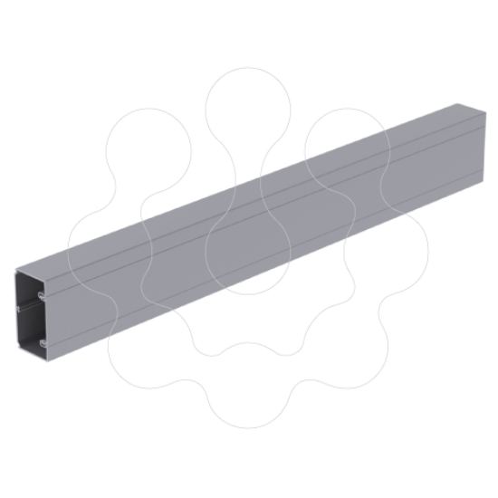 Imagem de 93 Calha 1 tampa cor aluminio 70x130 U23X
