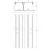 Imagem de 93 Calha 2 tampas cor aluminio 70x170 U23X