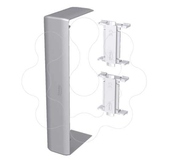 Imagem de 93 Tapa-juntas cor aluminio 70x210 U24X