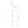 Imagem de 93 Perfil L branco 20x20 U23X