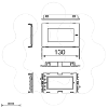 Imagem de 93 Adapt. 2 mec. Mosaic branco 65 U24X