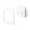 Imagem de 93 Placa plana 2 RJ45 branco 80 U24X