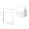 Imagem de 93 Placa inclinada 2 RJ45 branco 65 U24X