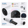 Imagem de Sistema 2x Camaras Seguranca Inteligentes Com Bateria + Hub