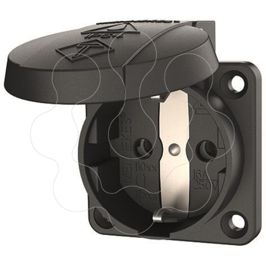 Imagem de Tomada de painel Schuko 16A 230V IP54