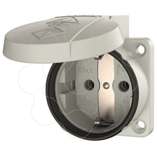 Imagem de Tomada de painel Schuko 16A 230V IP54